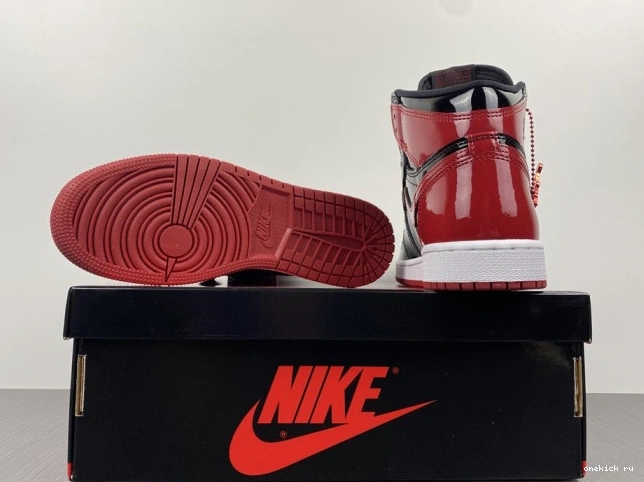 Rep Onekick 1 OG Jordan Air 555088-063 High Bred Patent 0524